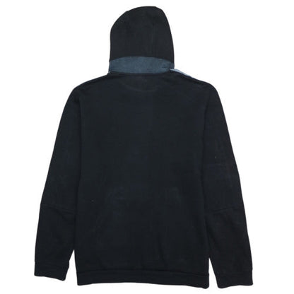 Adidas Men's Black Pullover Hoodie Fleece Regular Fit Size S