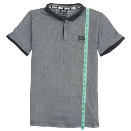 Everlast Men's Grey Short Sleeve Polo Shirt Size M Casual Sportswear