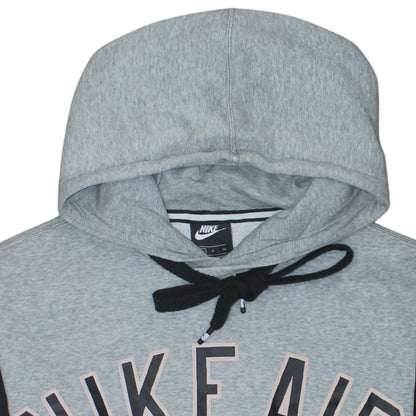 Nike Air Men's Grey Pullover Hoodie S Regular Fit Sports Fleece