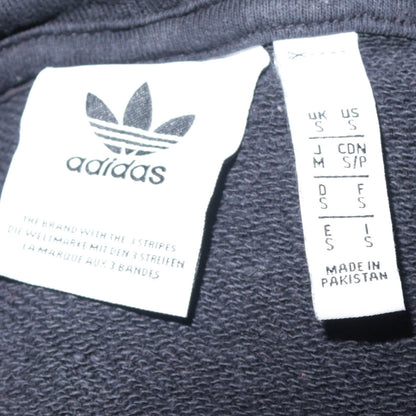 adidas Men’s Black Pullover Hoodie S Trefoil Graphic Fleece
