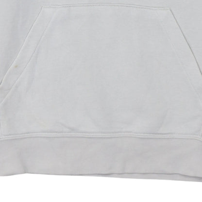 Nike Womens Beige XS Pullover Hoodie Cotton Blend Logo Sweatshirt