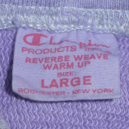 Champion Womens Lavender Reverse Weave Pullover Hoodie Size L