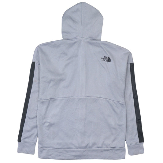 The North Face Womens Grey Full Zip Hoodie Size S Polyester Fleece