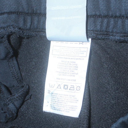 Adidas Women’s Black Joggers M Fleece Elastic Waist Athletic Trousers