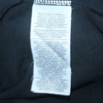 Nike Men's Black Full Zip Hoodie M Sportswear Cotton Blend