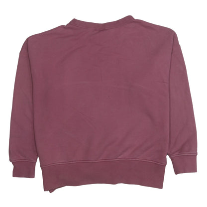 Adidas Womens Pink Sweatshirt UK 12 Long Sleeve Crew Neck Casual