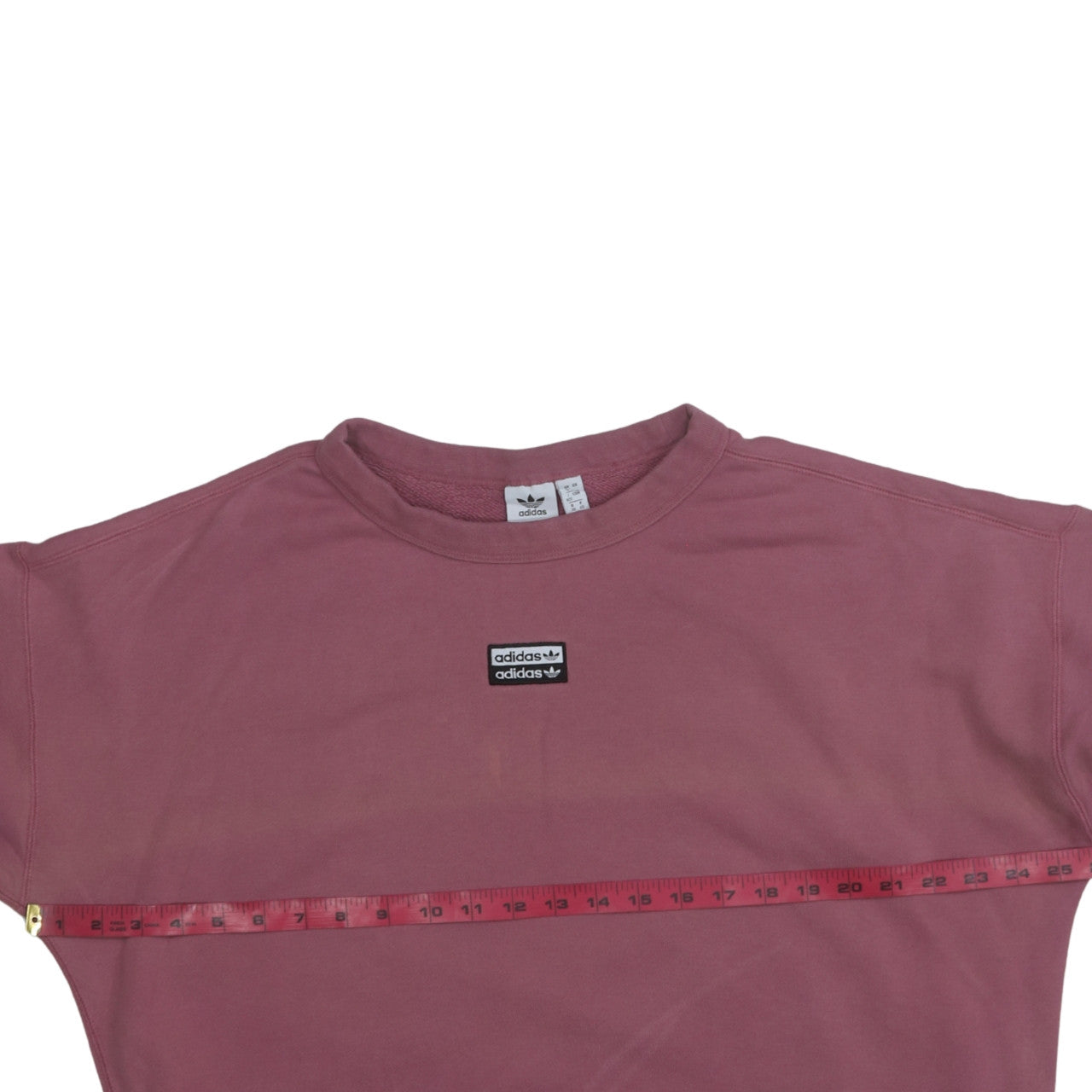 Adidas Womens Pink Sweatshirt UK 12 Long Sleeve Crew Neck Casual