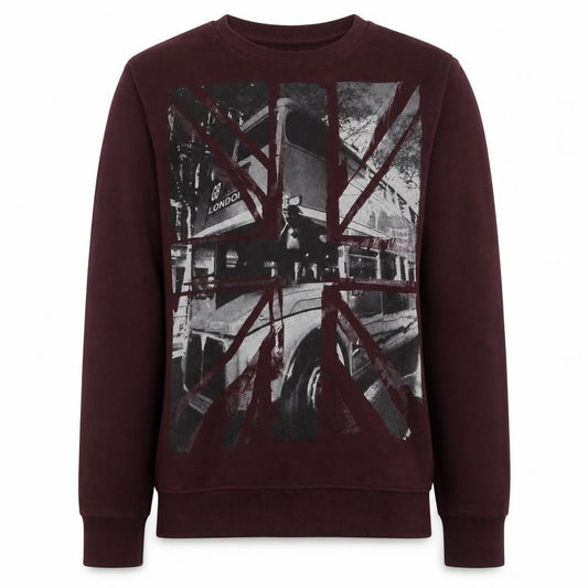 Cedarwood State Men's Brown XS London Graphic Print Sweatshirt