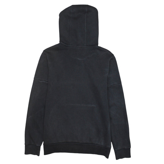 Adidas Boys Black Pullover Hoodie 13-14 Years Logo Fleece Sweatshirt