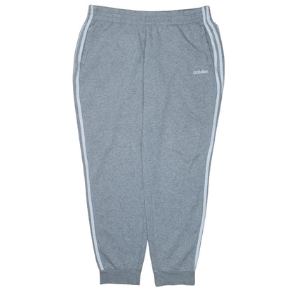 Adidas Womens Grey XL Jogger Sweatpants with Side Stripes