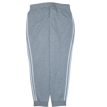 Adidas Womens Grey XL Jogger Sweatpants with Side Stripes