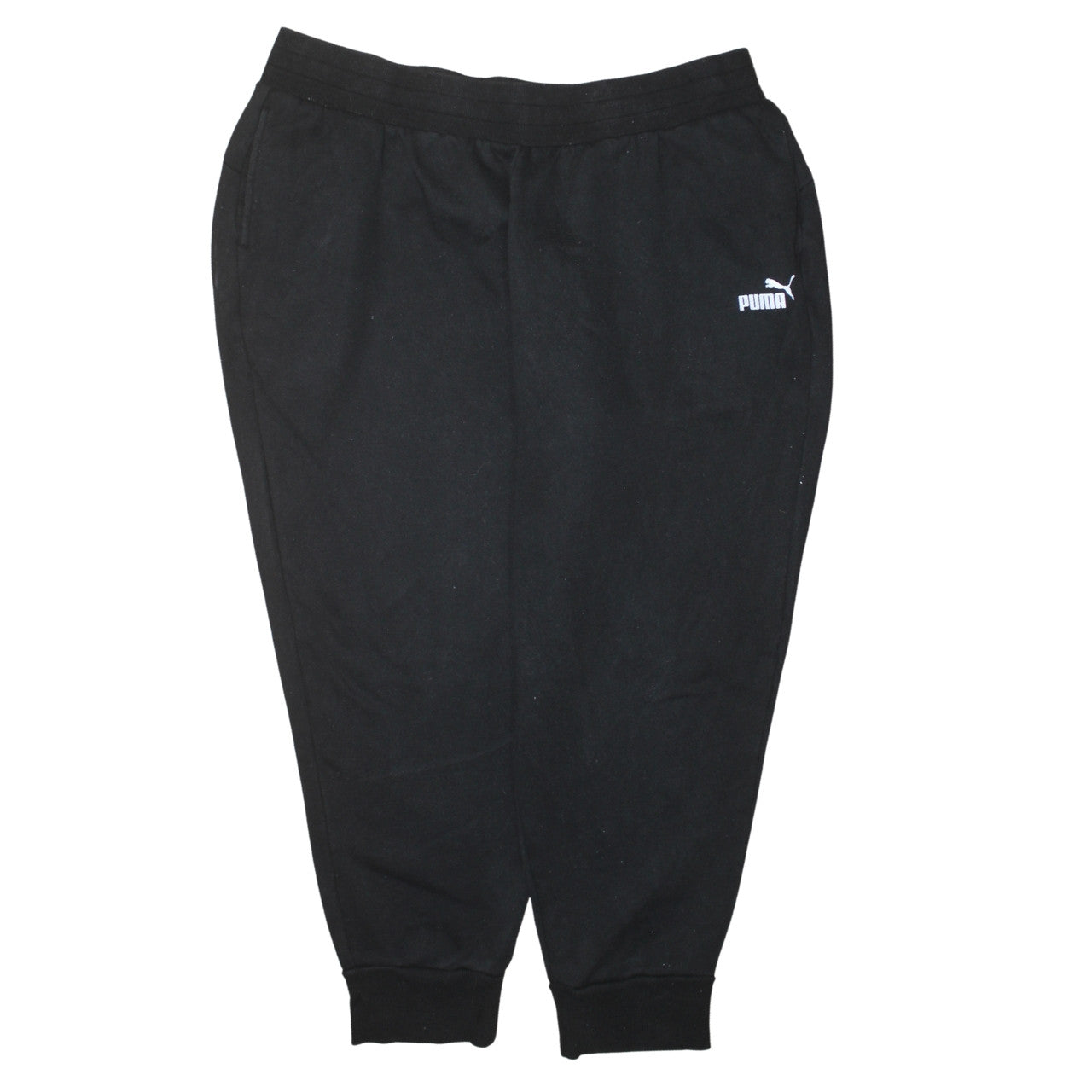 Puma Men's Black 3XL Jogger Sweatpants Fleece Tapered Activewear