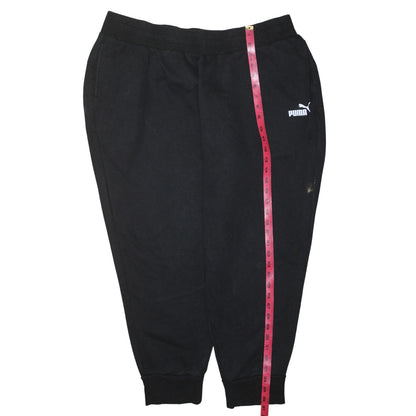 Puma Men's Black 3XL Jogger Sweatpants Fleece Tapered Activewear
