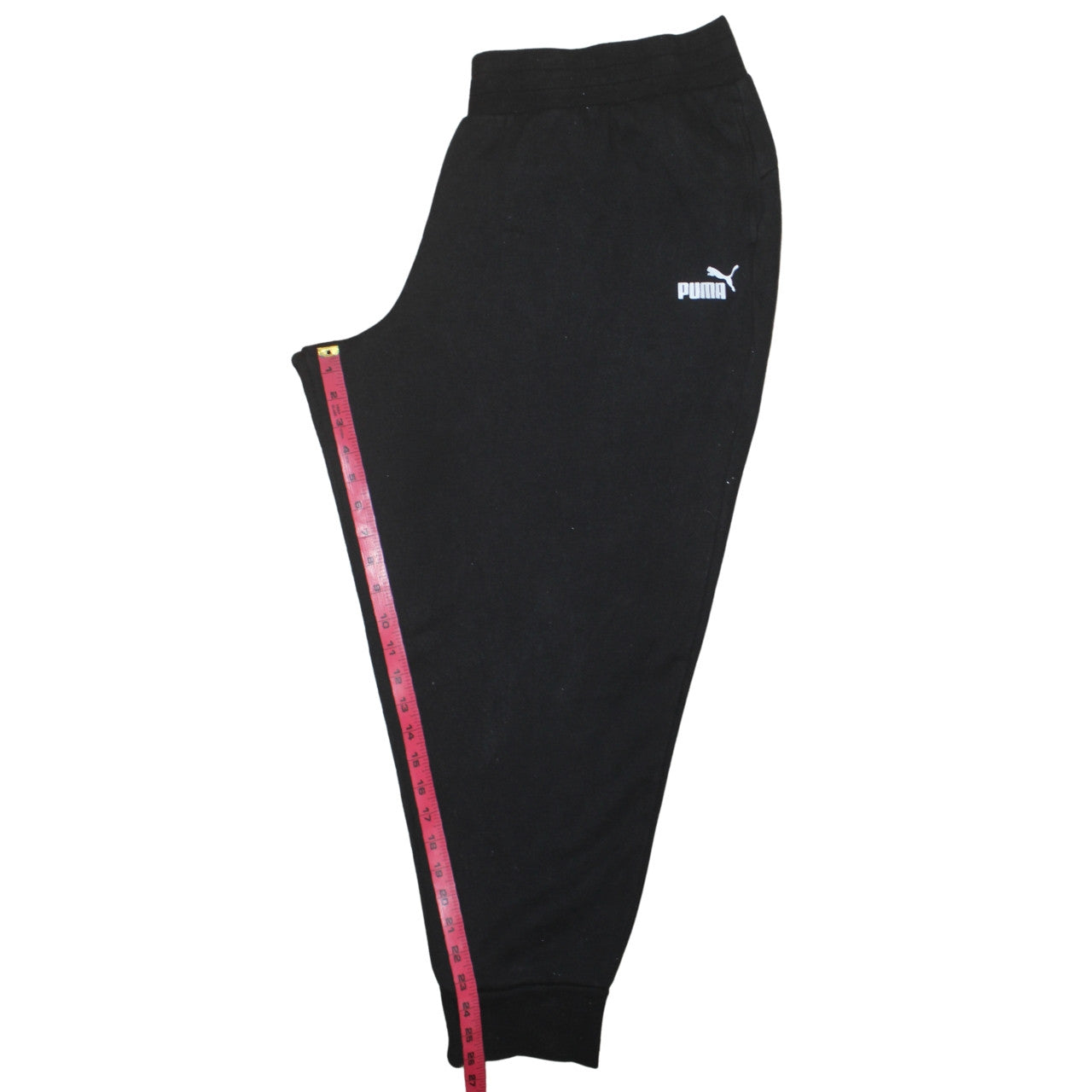 Puma Men's Black 3XL Jogger Sweatpants Fleece Tapered Activewear
