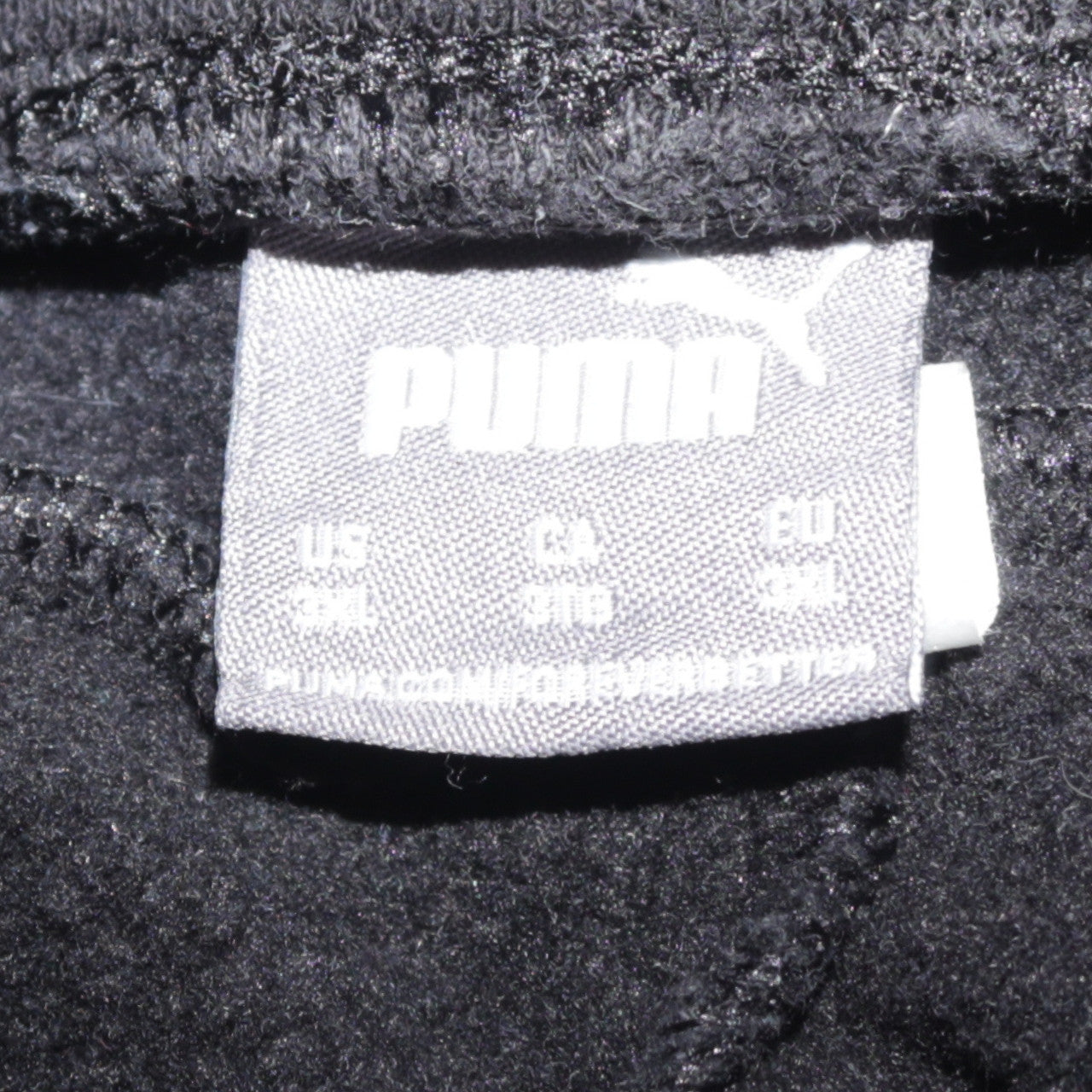 Puma Men's Black 3XL Jogger Sweatpants Fleece Tapered Activewear