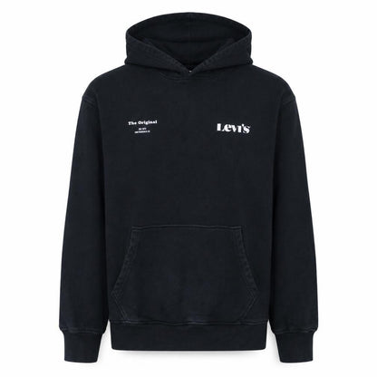 Levi's Men's Black Relaxed Fit Pullover Hoodie Size S