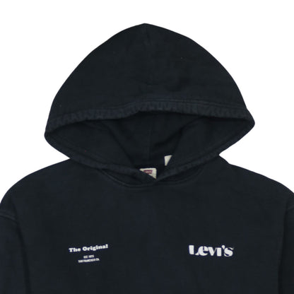 Levi's Men's Black Relaxed Fit Pullover Hoodie Size S