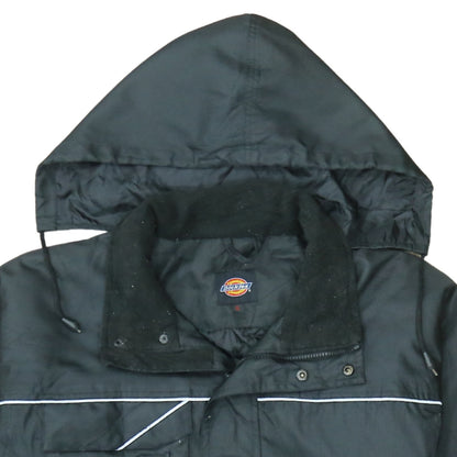 Dickies Mens Black XL Waterproof Winter Hooded Parka Jacket