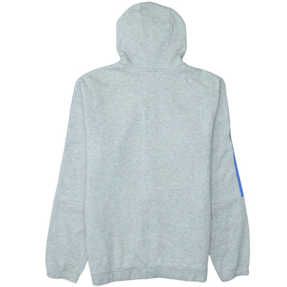 Adidas Men's Grey Full Zip Hoodie XL Sportswear Fleece