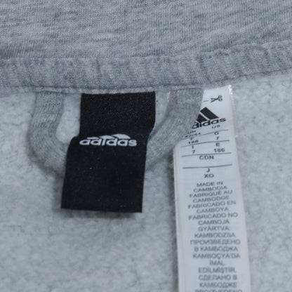Adidas Men's Grey Full Zip Hoodie XL Sportswear Fleece