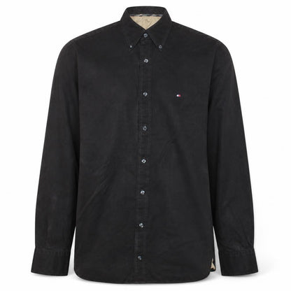 Tommy Hilfiger Men's Brown Corduroy Button-Down Shirt Size S
