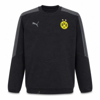 Puma Men's Black XL BVB 09 Crew Neck Pullover Sweatshirt