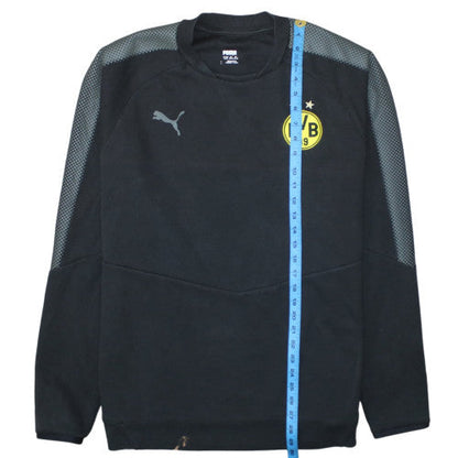 Puma Men's Black XL BVB 09 Crew Neck Pullover Sweatshirt