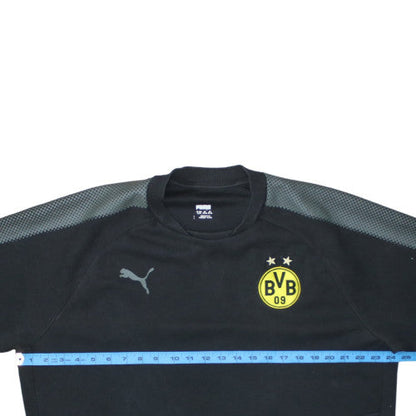 Puma Men's Black XL BVB 09 Crew Neck Pullover Sweatshirt