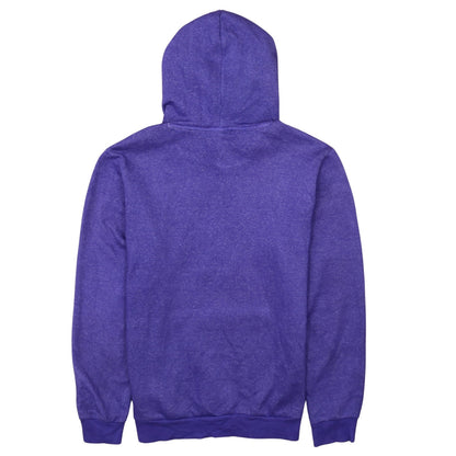 Puma Men's Purple Pullover Hoodie S Logo Sports Fleece