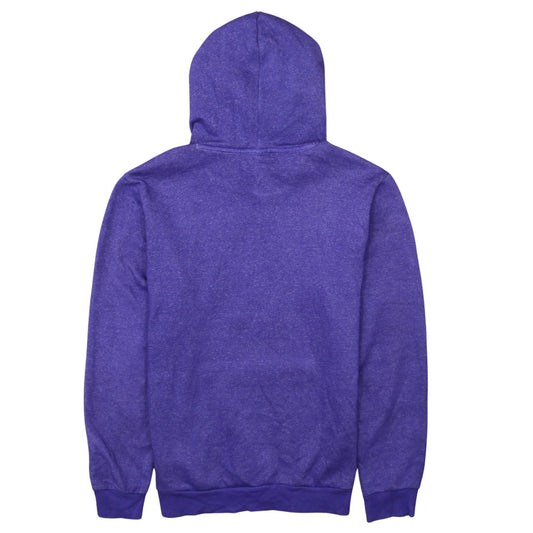 Puma Men's Purple Pullover Hoodie S Logo Sports Fleece