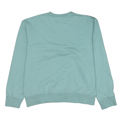 adidas Men's Green Crew Neck Sweatshirt Size M Pullover Logo