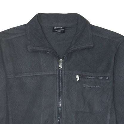 Champion Men's Black Fleece Full Zip Jacket Size M