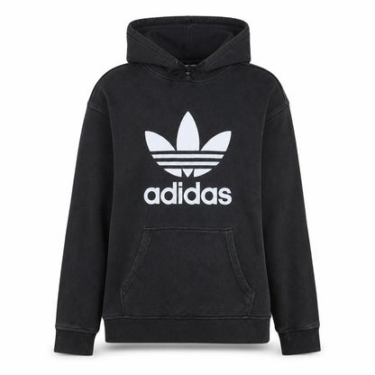 Adidas Womens Black Pullover Hoodie XS Hooded Sweatshirt Casual