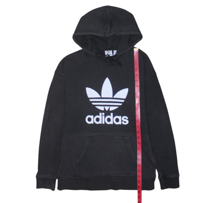 Adidas Womens Black Pullover Hoodie XS Hooded Sweatshirt Casual