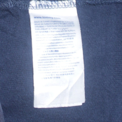 Tommy Hilfiger Men's Blue 2XL Full Zip Embroidered Sweatshirt
