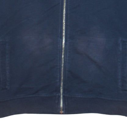 Tommy Hilfiger Men's Blue 2XL Full Zip Embroidered Sweatshirt