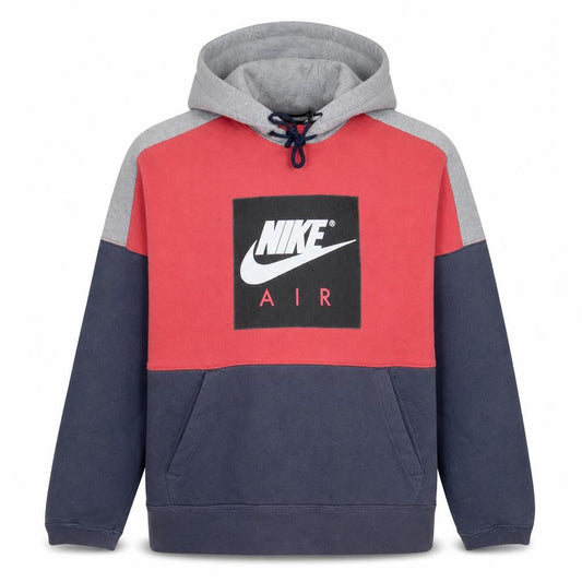 Nike Men's Multicoloured Pullover Hoodie M Fleece Logo Sweatshirt