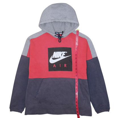 Nike Men's Multicoloured Pullover Hoodie M Fleece Logo Sweatshirt
