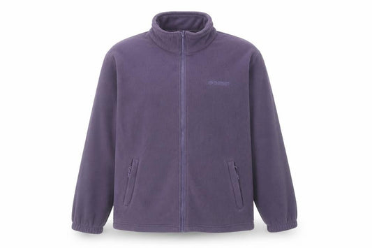 Outdoor Essentials Men's Purple Fleece Full Zip Jacket Size 16