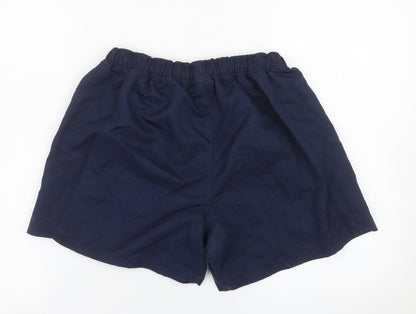 Canterbury Men's Blue Athletic Rugby Shorts Size L Quick Dry