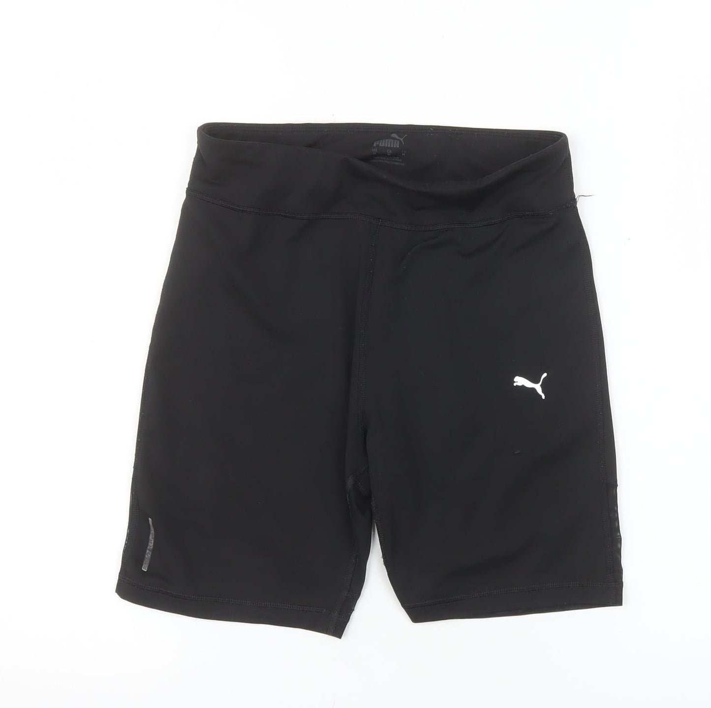 Puma Womens Black Medium Biker Activewear Shorts