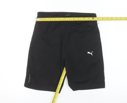 Puma Womens Black Medium Biker Activewear Shorts