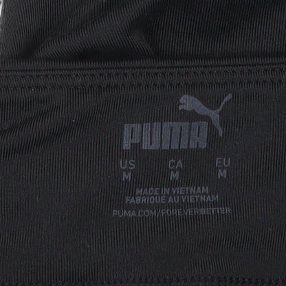 Puma Womens Black Medium Biker Activewear Shorts