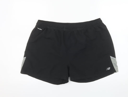 New Balance Men's Black XL Athletic Running Shorts Lightweight
