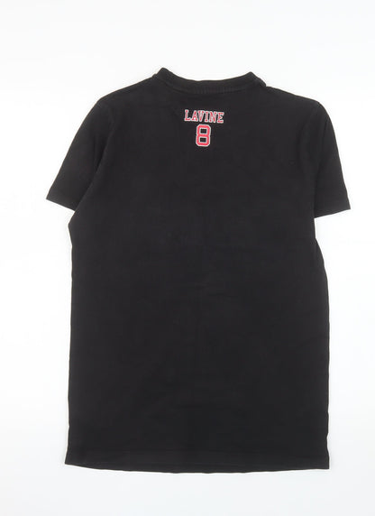 Primark Men's Black Chicago Bulls Lavine 8 Graphic T-Shirt XS