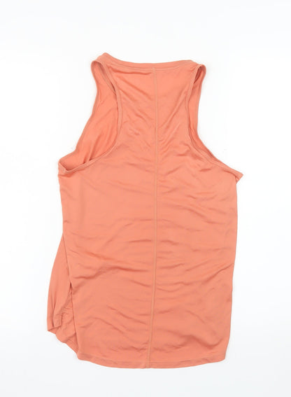 Nike Women's Orange Dri-FIT Racerback Tank Top Size S Lightweight
