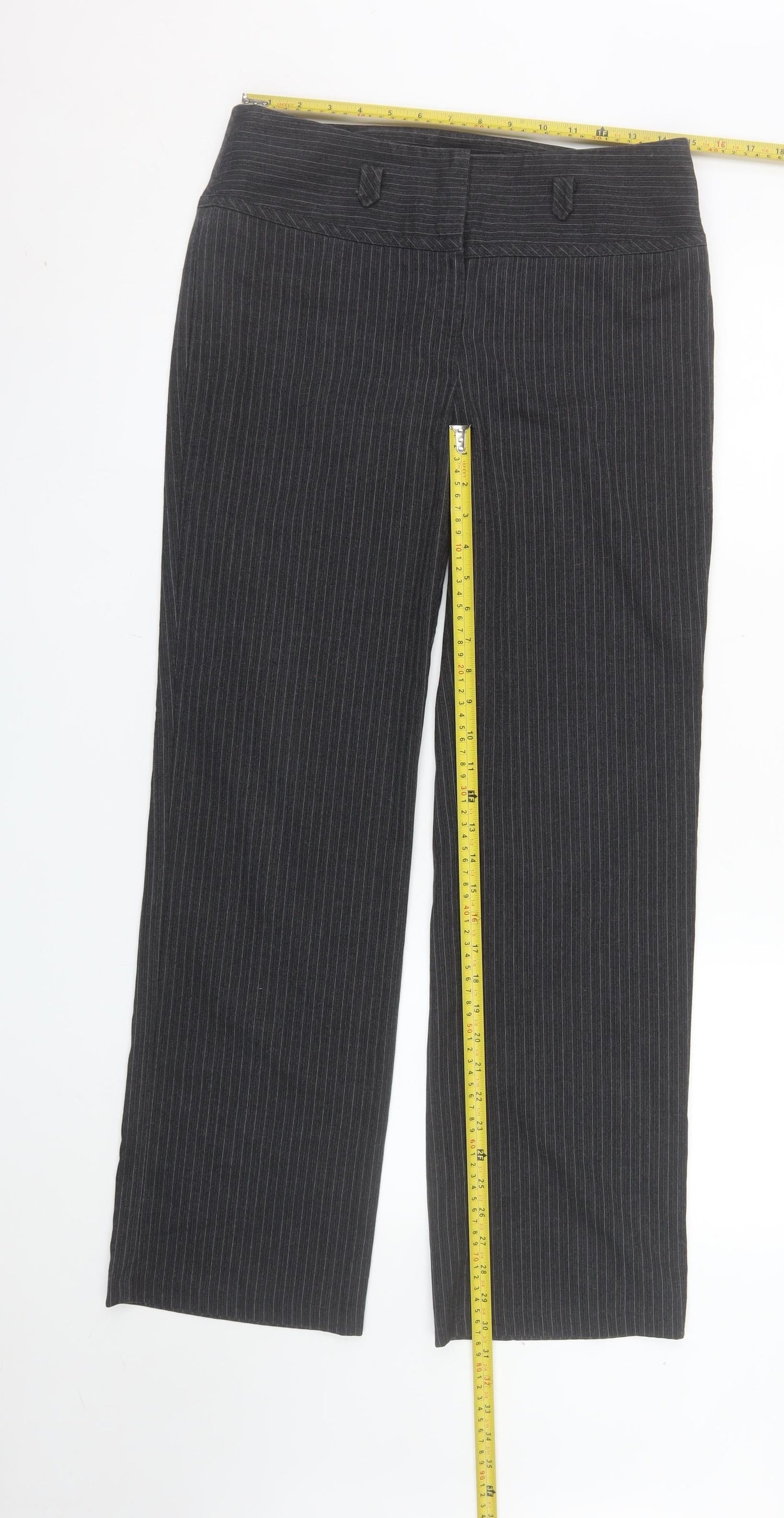 St. Bernard Women’s Grey Pinstripe Dress Pants Size 10 Regular