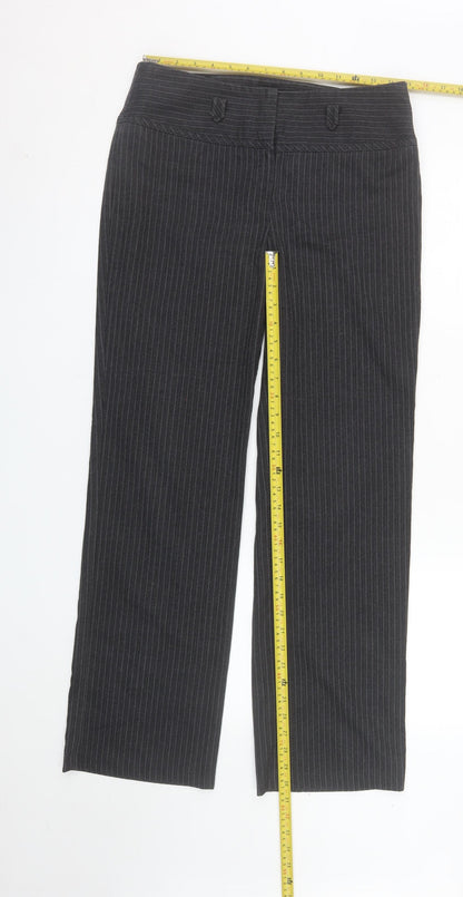 St. Bernard Women’s Grey Pinstripe Dress Pants Size 10 Regular