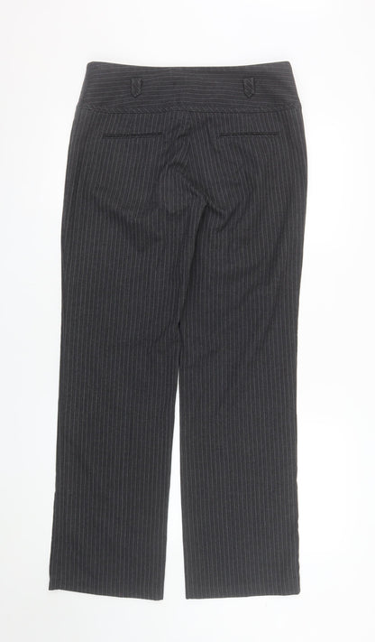 St. Bernard Women’s Grey Pinstripe Dress Pants Size 10 Regular