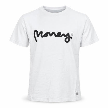 Money Boys White Logo T-Shirt 9-10 Years Short Sleeve Cotton